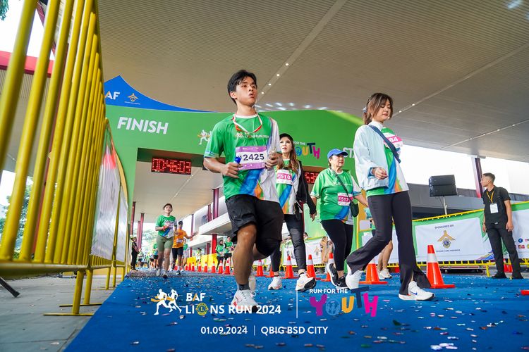 Race photo from BAF LIONS RUN 2024