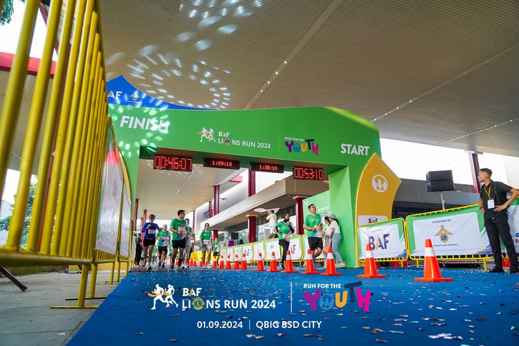 Race photo from BAF LIONS RUN 2024
