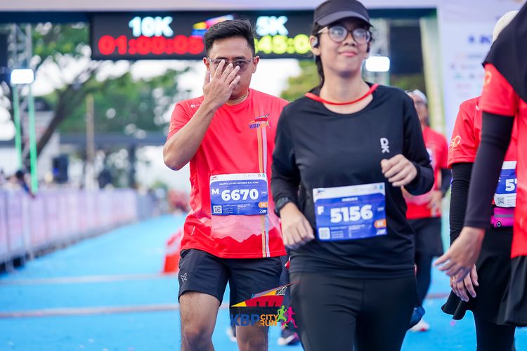 Race photo from CISANGKAN KBP CITY RUN 2025