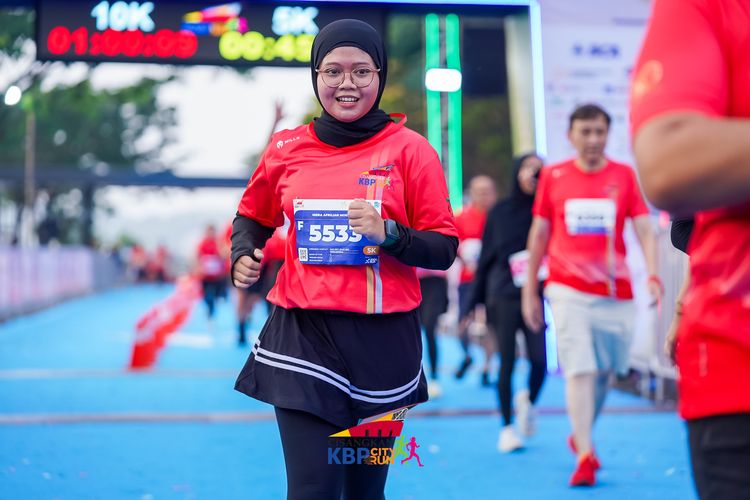 Race photo from CISANGKAN KBP CITY RUN 2025
