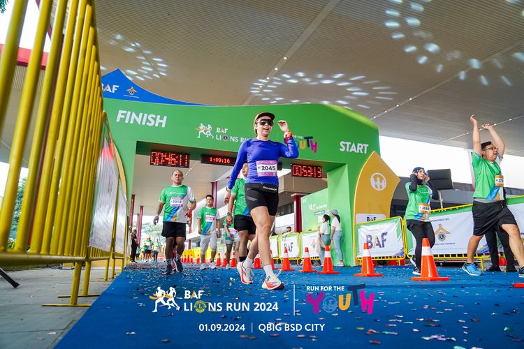 Race photo from BAF LIONS RUN 2024
