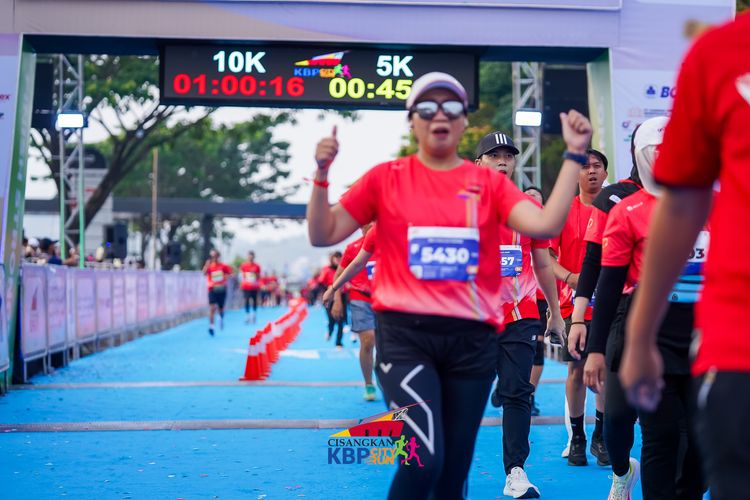 Race photo from CISANGKAN KBP CITY RUN 2025