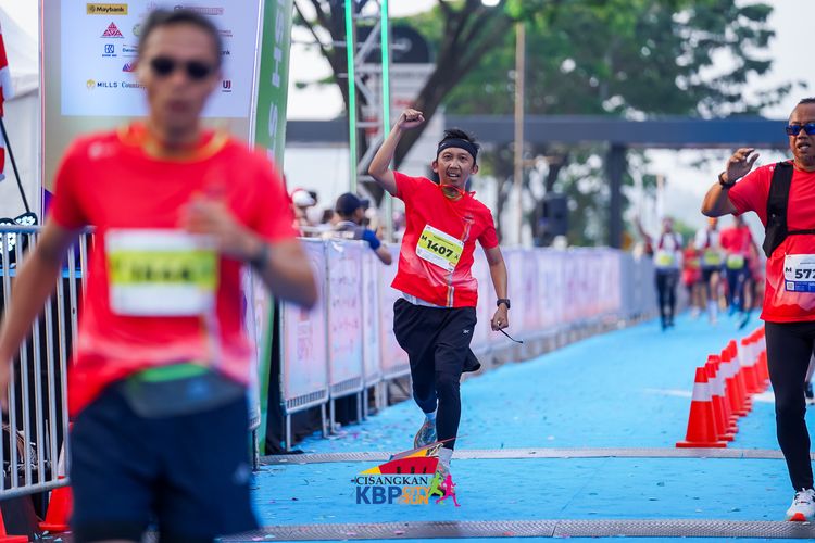 Race photo from CISANGKAN KBP CITY RUN 2025