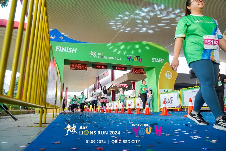 Race photo from BAF LIONS RUN 2024
