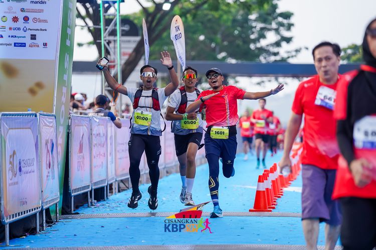 Race photo from CISANGKAN KBP CITY RUN 2025