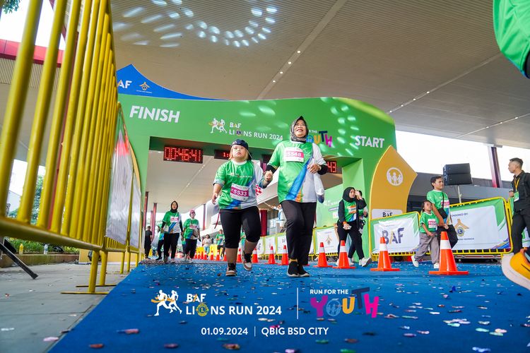Race photo from BAF LIONS RUN 2024