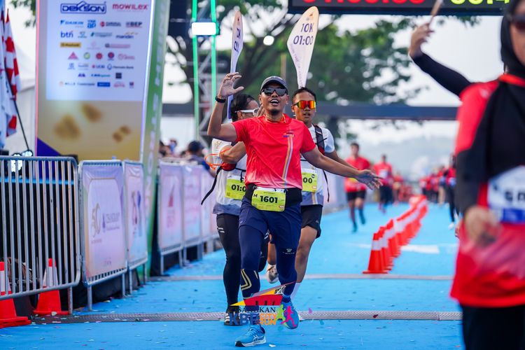 Race photo from CISANGKAN KBP CITY RUN 2025