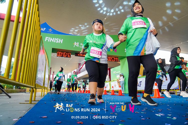 Race photo from BAF LIONS RUN 2024