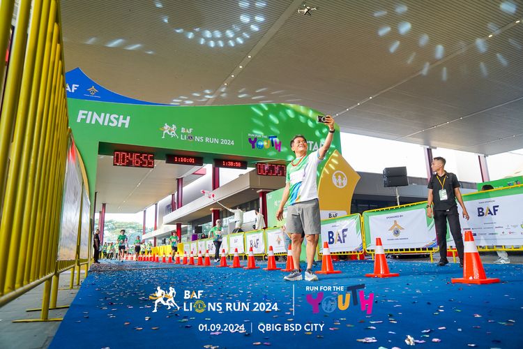 Race photo from BAF LIONS RUN 2024