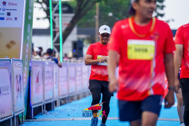 Race photo from CISANGKAN KBP CITY RUN 2025