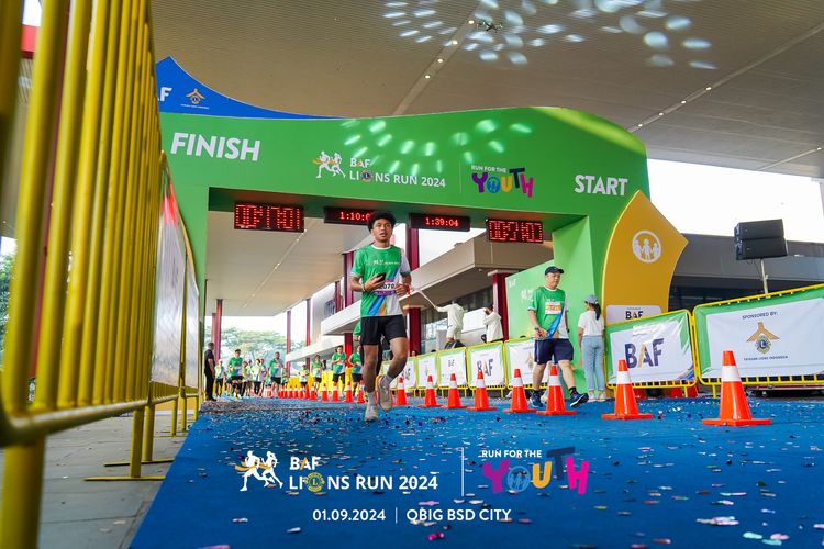 Race photo from BAF LIONS RUN 2024