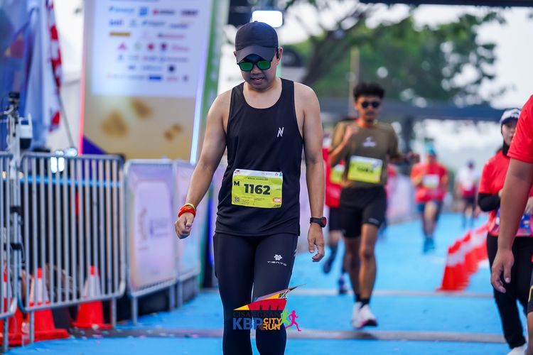 Race photo from CISANGKAN KBP CITY RUN 2025