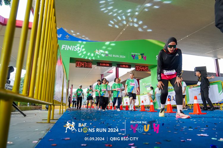 Race photo from BAF LIONS RUN 2024