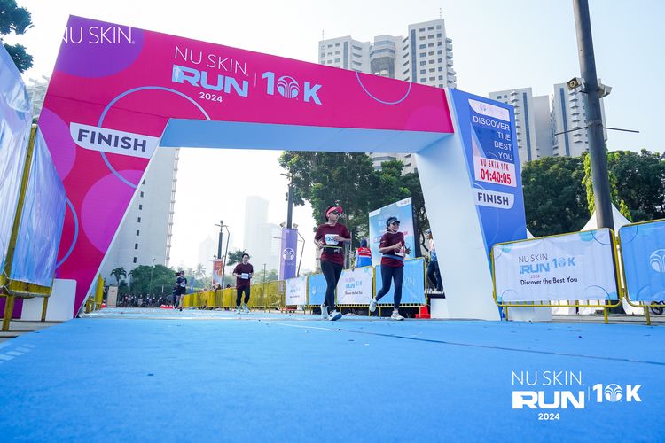 Race photo from Nu Skin Run 10K