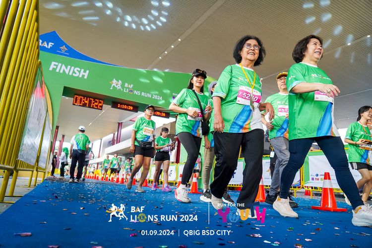 Race photo from BAF LIONS RUN 2024