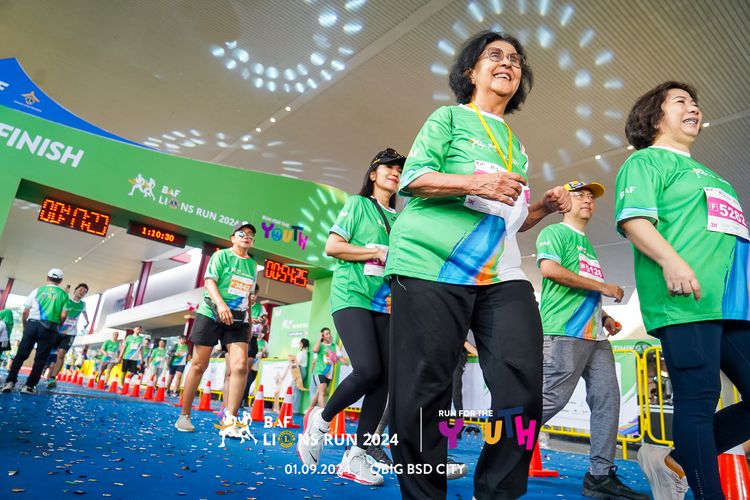 Race photo from BAF LIONS RUN 2024