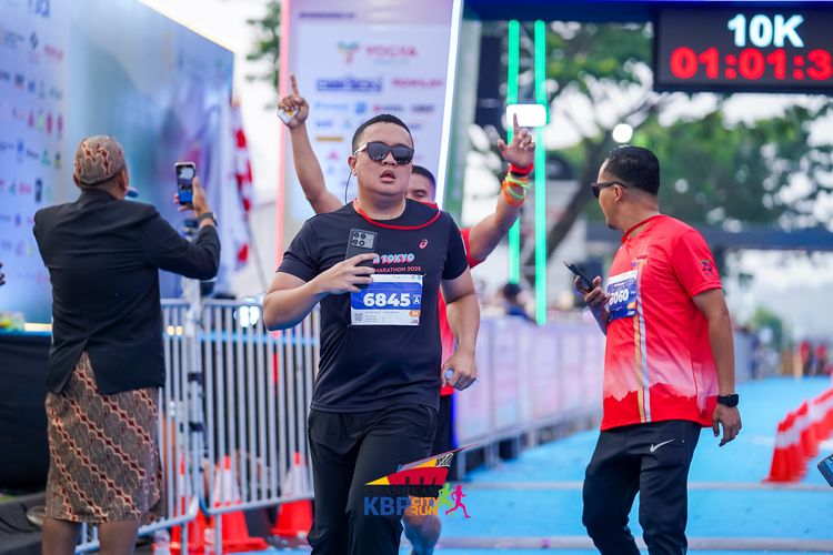 Race photo from CISANGKAN KBP CITY RUN 2025