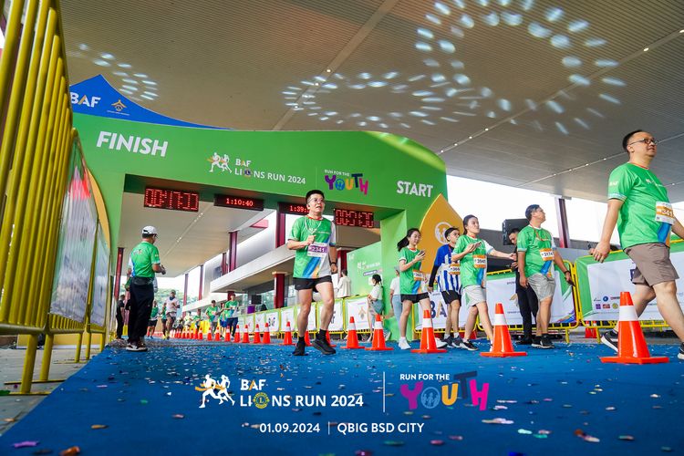 Race photo from BAF LIONS RUN 2024