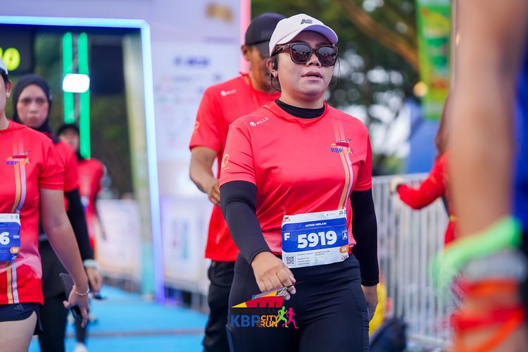 Race photo from CISANGKAN KBP CITY RUN 2025