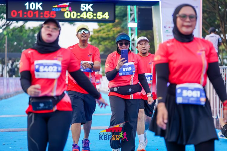 Race photo from CISANGKAN KBP CITY RUN 2025