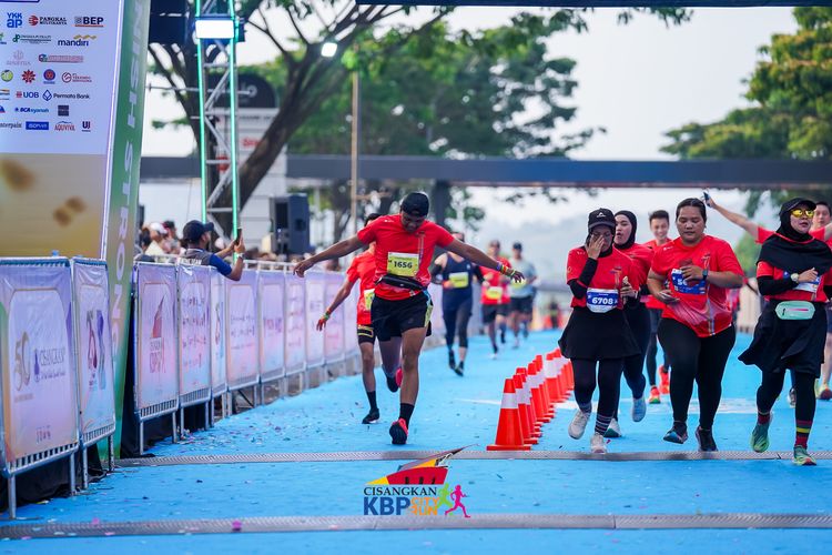 Race photo from CISANGKAN KBP CITY RUN 2025