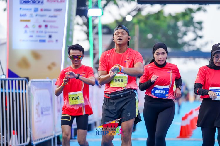 Race photo from CISANGKAN KBP CITY RUN 2025