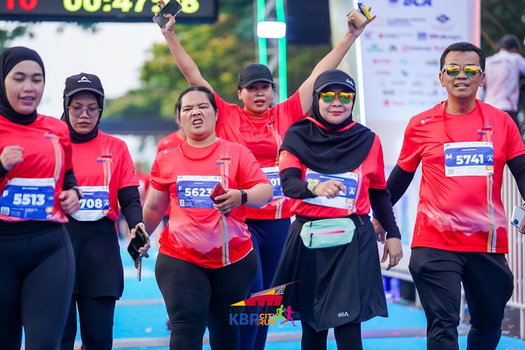 Race photo from CISANGKAN KBP CITY RUN 2025
