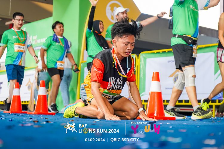 Race photo from BAF LIONS RUN 2024