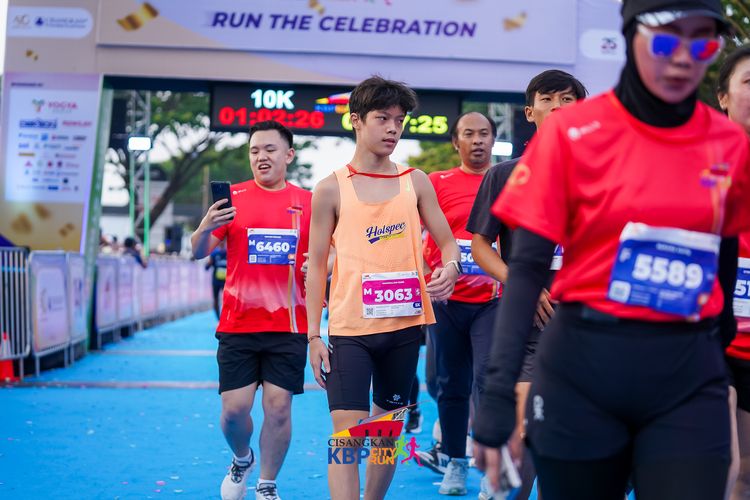 Race photo from CISANGKAN KBP CITY RUN 2025