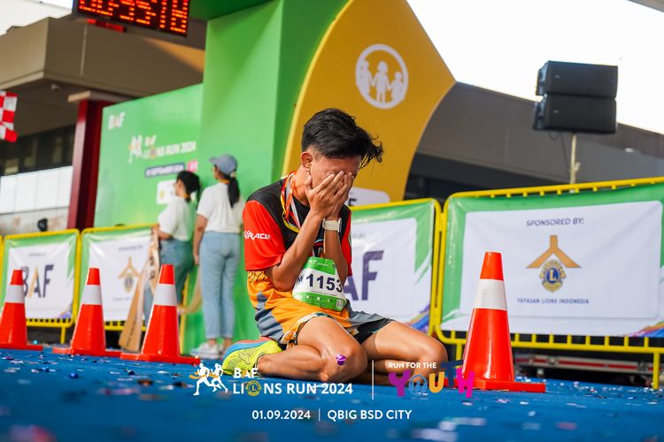 Race photo from BAF LIONS RUN 2024