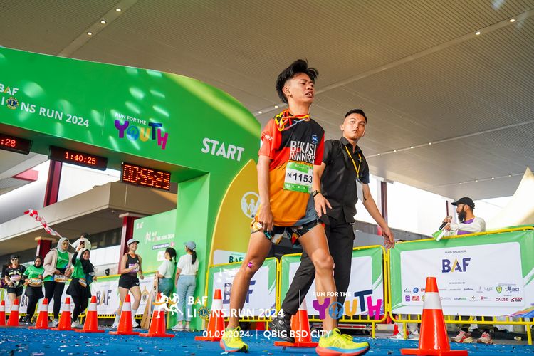 Race photo from BAF LIONS RUN 2024