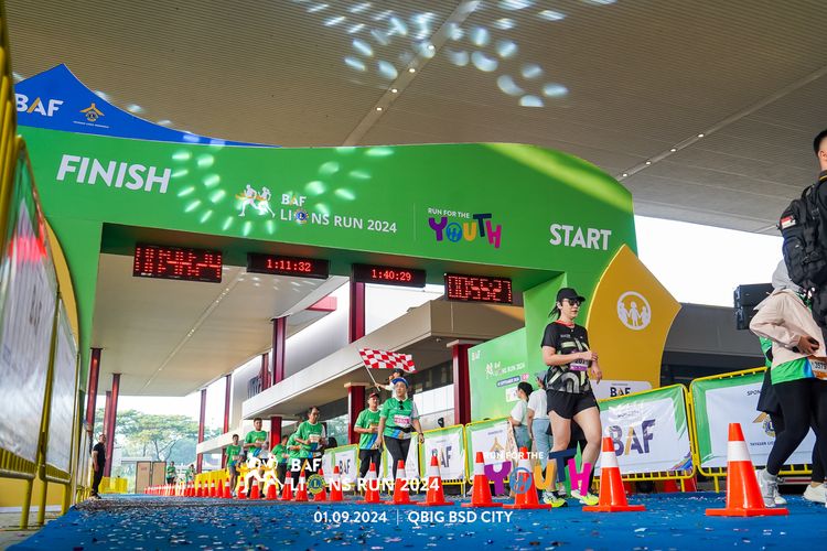 Race photo from BAF LIONS RUN 2024