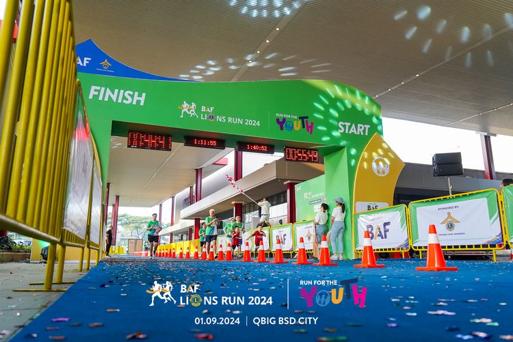 Race photo from BAF LIONS RUN 2024