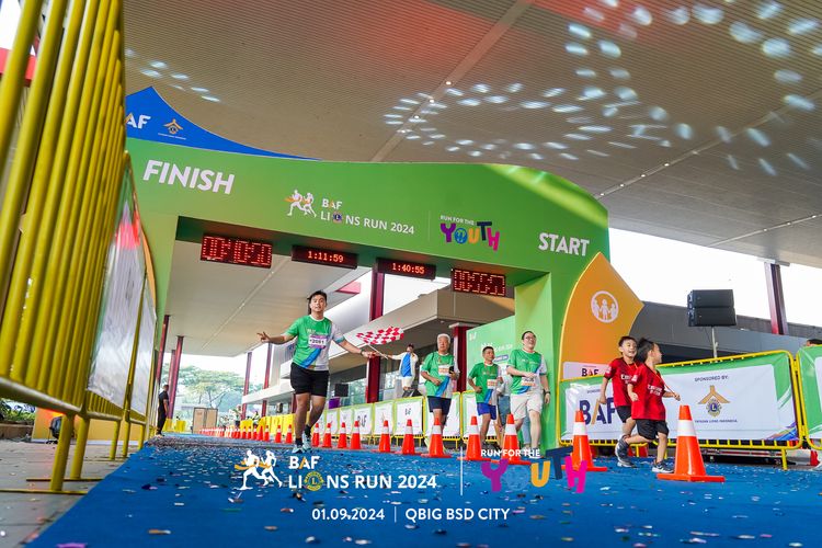 Race photo from BAF LIONS RUN 2024