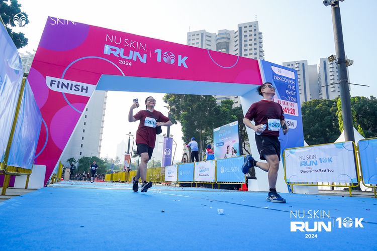 Race photo from Nu Skin Run 10K