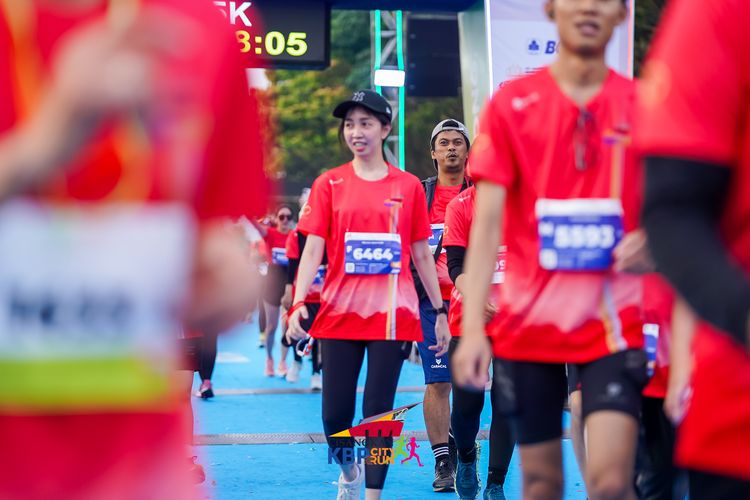 Race photo from CISANGKAN KBP CITY RUN 2025