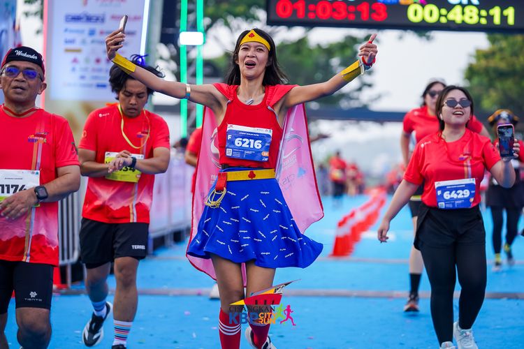 Race photo from CISANGKAN KBP CITY RUN 2025