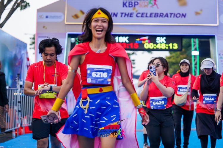 Race photo from CISANGKAN KBP CITY RUN 2025