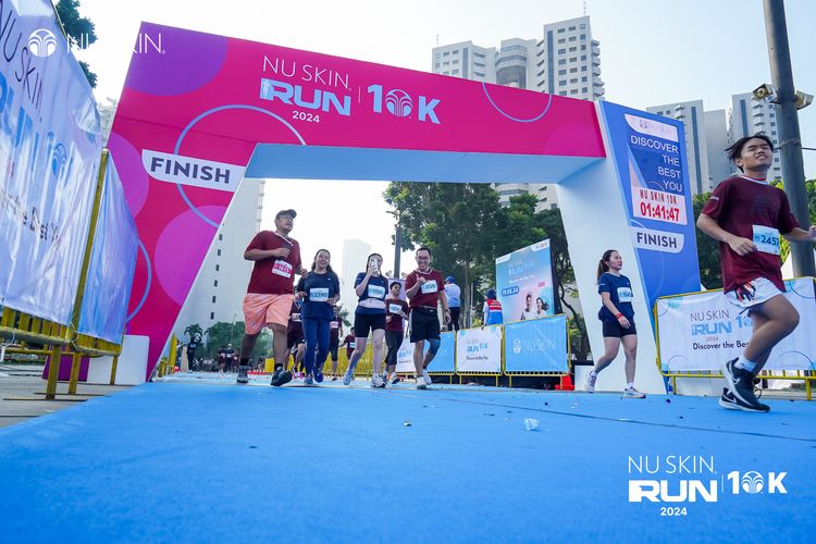 Race photo from Nu Skin Run 10K