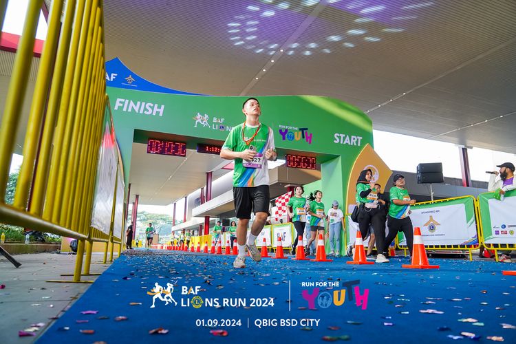 Race photo from BAF LIONS RUN 2024
