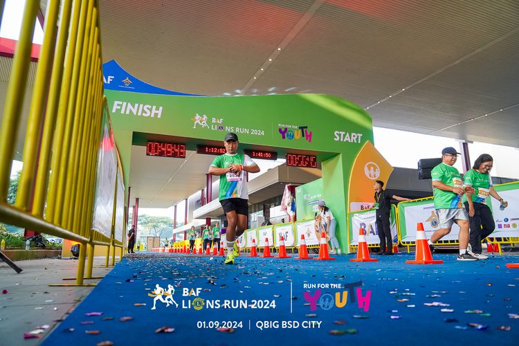 Race photo from BAF LIONS RUN 2024