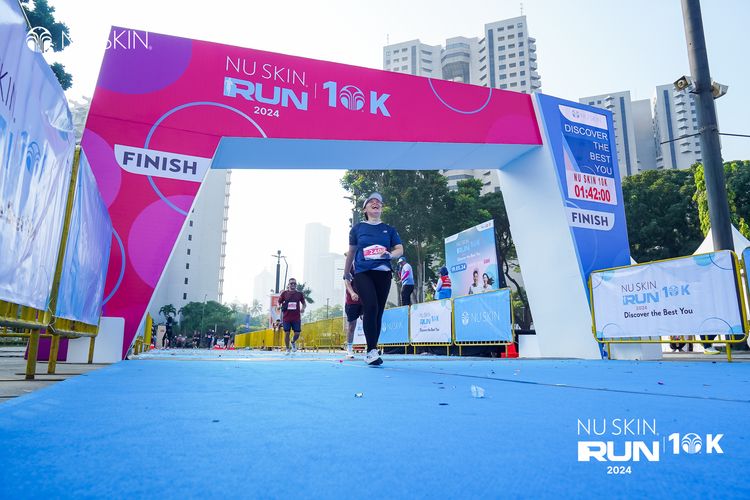 Race photo from Nu Skin Run 10K