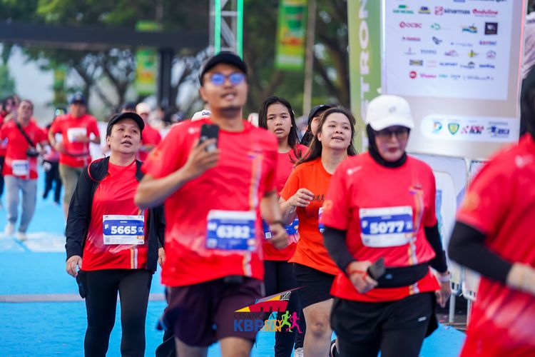 Race photo from CISANGKAN KBP CITY RUN 2025