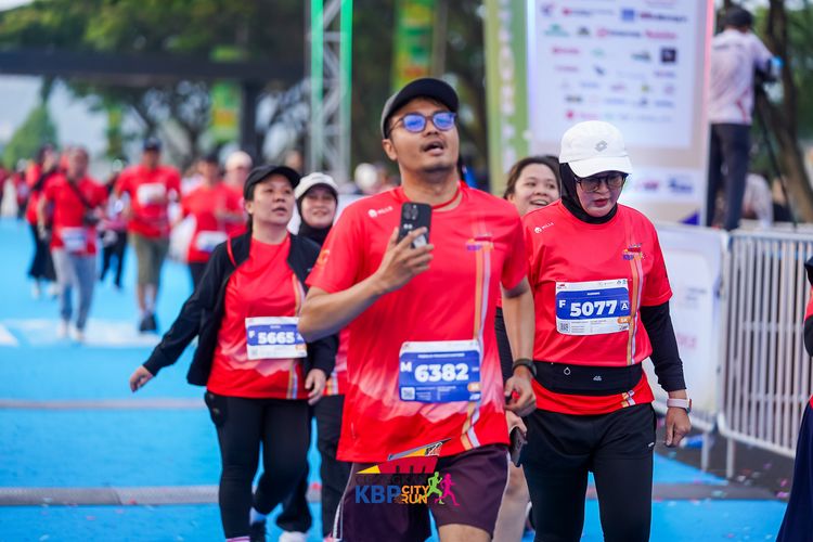 Race photo from CISANGKAN KBP CITY RUN 2025
