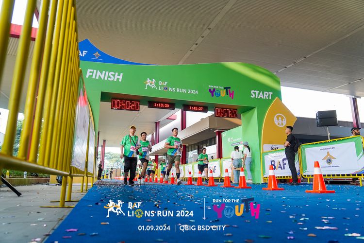 Race photo from BAF LIONS RUN 2024