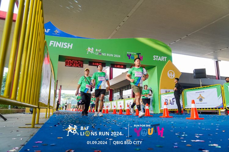 Race photo from BAF LIONS RUN 2024