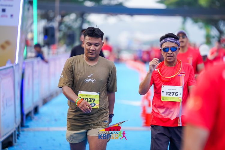 Race photo from CISANGKAN KBP CITY RUN 2025