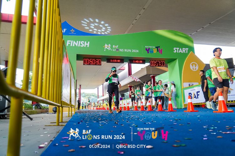 Race photo from BAF LIONS RUN 2024