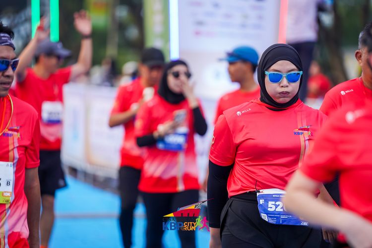 Race photo from CISANGKAN KBP CITY RUN 2025