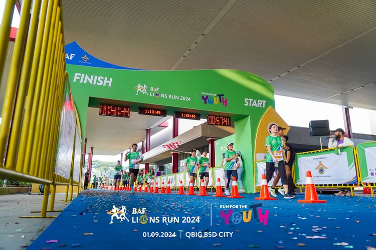 Race photo from BAF LIONS RUN 2024